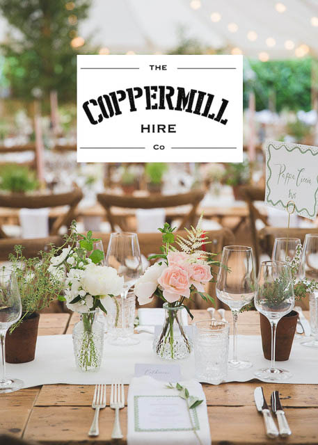 coppermillhire table setting