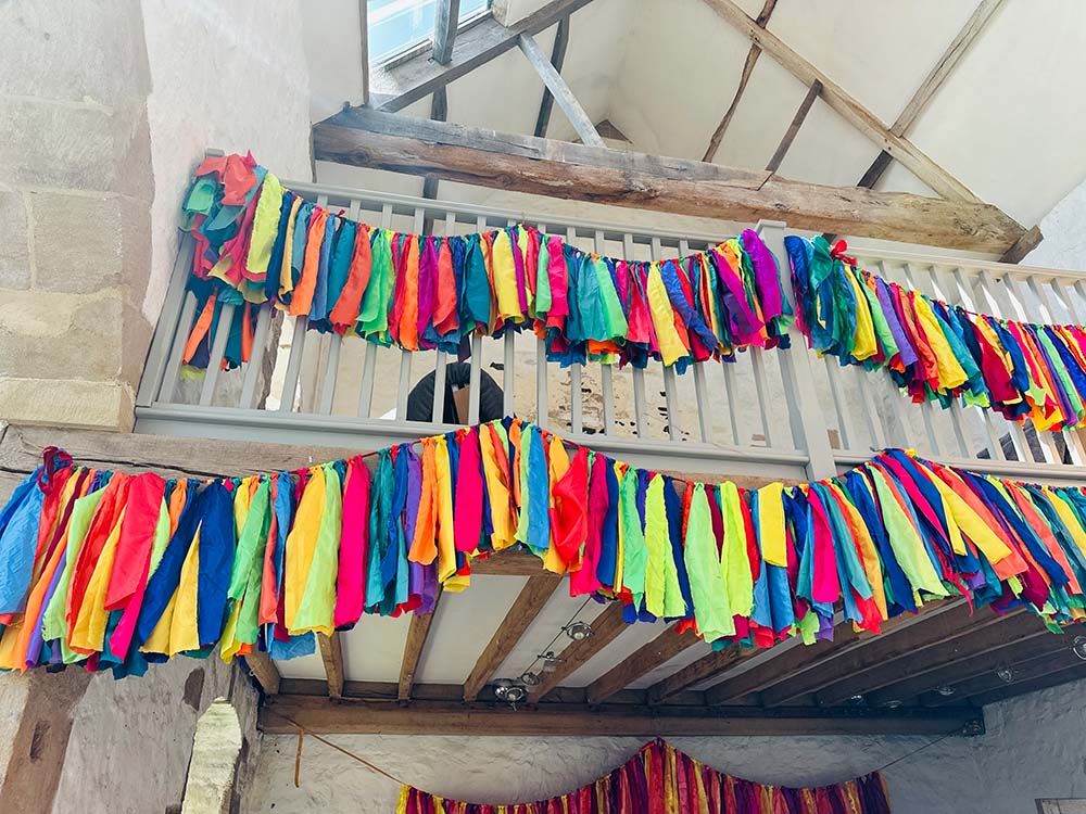 raggle taggle bunting made by hand in somerset